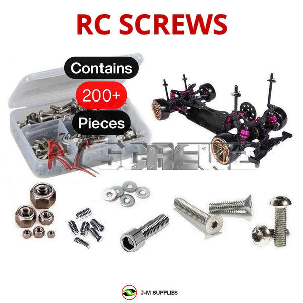 J-M SUPPLIES RC Parts Store - RCScrewZ Stainless Steel Screw Kit 3rac010 for 3Racing Sakura D4 1/10 Electric RWD On-Road Drift Car | SET
