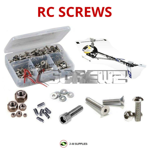 J-M SUPPLIES - RCScrewZ Stainless Steel Screw Kit alg029 for Align T-REX 700e F3C Helicopter (#KX018E06T) | PRO - 