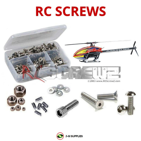 J-M SUPPLIES RC Parts Store - RCScrewZ Stainless Steel Screw Kit alg042 for Align TB70 #RH70N36XT Helicopter RC | PRO