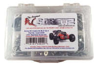 Rustproof, Durable, Quality RCScrewZ Stainless Steel Screw Kit ara029 for ARRMA Kraton 6S BLX V4 1/8 Electric 4WD Brushless Speed Monster Truck (ARA106040, 106040) | SET - Affordable Quality | Quick Ship - by J-M SUPPLIES