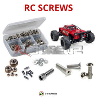 J-M SUPPLIES - RCScrewZ Stainless Steel Screw Kit ara034 for Arrma Outcast 8s 1/5 4WD Stunt Truck (#ARA5810) | PRO - 