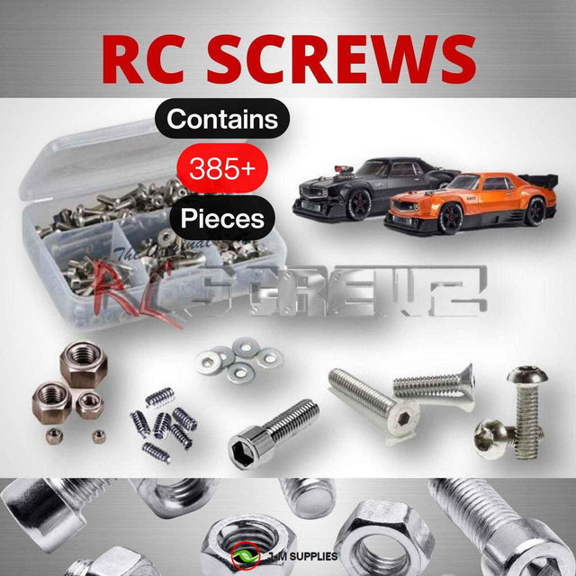 RCScrewZ Stainless Steel Screw Kit ara035 for ARRMA Felony 6S BLX 1/7 Electric 4WD Brushless All-Road Street Bash Muscle Car (ARA7617V2, 7617V2) | SET