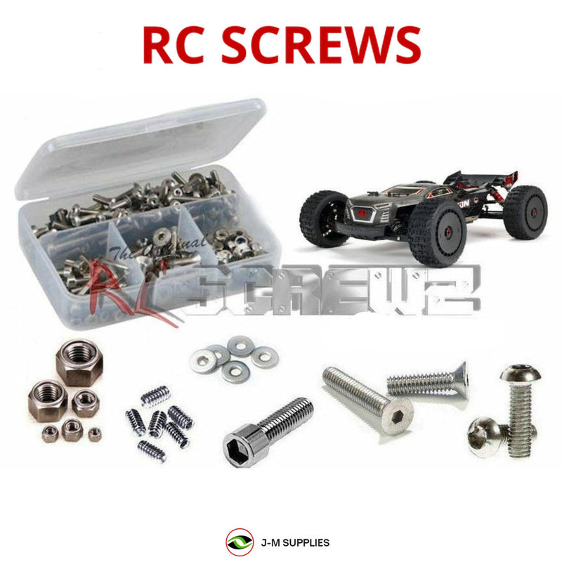 J-M SUPPLIES - RCScrewZ Stainless Steel Screw Kit ara042 for Arrma RC Talion 6s BLX #ARA8707 RC Car | PRO - 