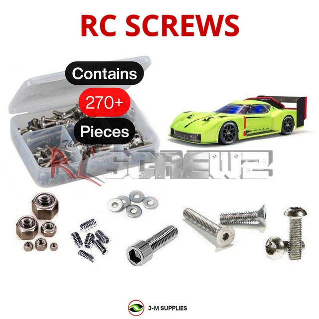 RCScrewZ Stainless Steel Screw Kit ara043 for ARRMA Vendetta 3S BLX 1/8 Electric 4WD All-Road Street Bash Speed Racer (ARA4319V3T1, ARA4319V3T2, 4319V3T1, 4319V3T2) | SET