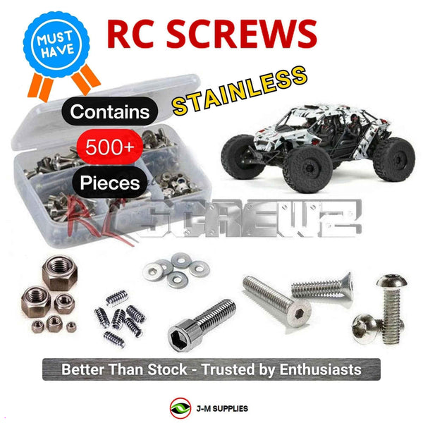J-M SUPPLIES RC Parts Store - RCScrewZ Stainless Steel Screw Kit ara044 for ARRMA Fireteam 6S BLX 1/7 Electric 4WD Brushless Speed Assault Vehicle (ARA7618, ARA7618T1, ARA7618T2, 7618) | PRO