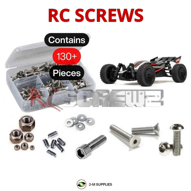 RCScrewZ Stainless Steel Screw Kit ara063 for ARRMA Typhon Grom 223S BLX 1/14 Electric 4WD Brushless Buggy (ARA2306, 2306) | SET