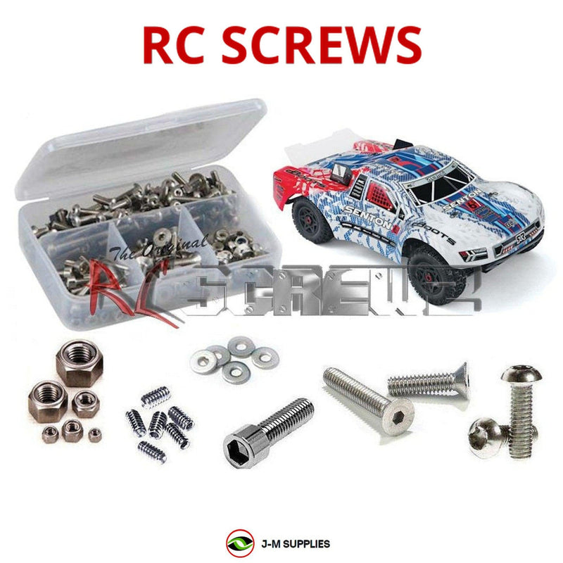 J-M SUPPLIES - RCScrewZ Stainless Steel Screw Kit arrm010 for Arrma RC Senton SC 6s # 106007 RC Car | UPG - 