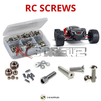 J-M SUPPLIES RC Parts Store - RCScrewZ Stainless Steel Screw Kit arrm014 for ARRMA Fazon 6S BLX 1/8 Electric 4WD Brushless Monster Truck (AR106020, 106020) | PRO
