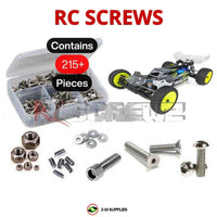 Representative image of an RCScrewZ stainless steel screw kit for Team Associated RC10B6.4D 1/10 2WD Buggy (90035); exact kit contents vary by RC model.