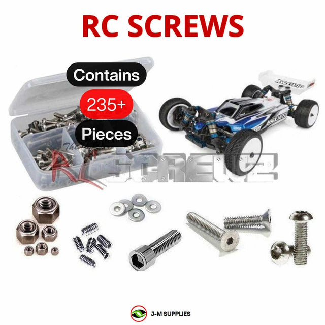 RCScrewZ Stainless Steel Screw Kit asc122 for Team Associated RC10B74.2 Team Kit 1/10 Electric 4WD Off-Road Buggy (#90036) | SET