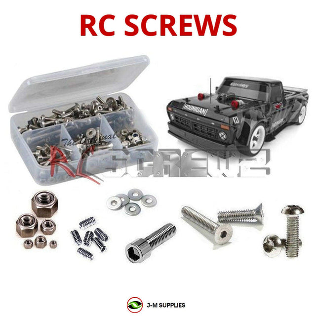 RCScrewZ Stainless Steel Screw Kit asc126 for Team Associated Apex2 Hoonitruck RTR 1/10 Electric 4WD On-Road Street Truck (#30123) | SET