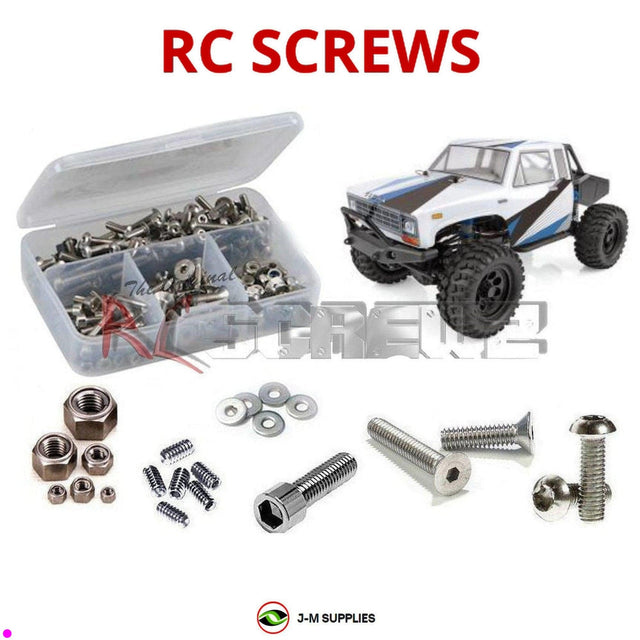 RCScrewZ Stainless Steel Screw Kit asc130 for Team Associated CR12 Tioga Trail RTR 1/12 Electric 4WD Off-Road Rock Crawler (#40006) | SET