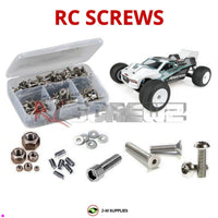 Representative image of an RCScrewZ stainless steel screw kit for Team Associated RC10T6.2 1/10 2WD Stadium Truck (70003); exact kit contents vary by RC model.