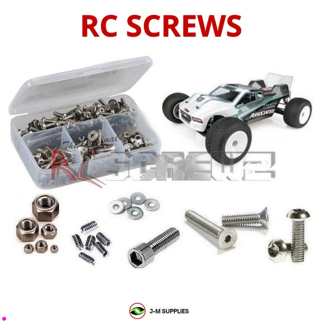 RCScrewZ Stainless Steel Screw Kit asc132 for Team Associated RC10T6.2 Team Kit 1/10 Electric 2WD Off-Road Stadium Truck (#70003) | SET