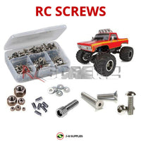Representative image of an RCScrewZ stainless steel screw kit for Team Associated MT12 RTR 1/12 4WD Monster Truck (40007); exact kit contents vary by RC model.