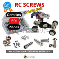 Representative image of an RCScrewZ stainless steel screw kit for Team Associated RC10T Classic 1/10 2WD Truck (7002); exact kit contents vary by RC model.