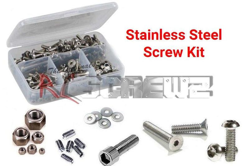 RCScrewZ Stainless Steel Screw Kit ass002 for Team Associated Nitro TC3 / NTC3 RTR & Factory Team 1/10 Nitro 4WD On-Road Touring Car (#2034, #2035) | SET