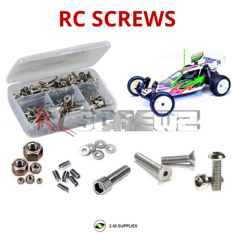 J-M SUPPLIES - RCScrewZ Stainless Steel Screw Kit ass005 for Associated RC10 B3 1/10th Buggy RC Car | SET - 