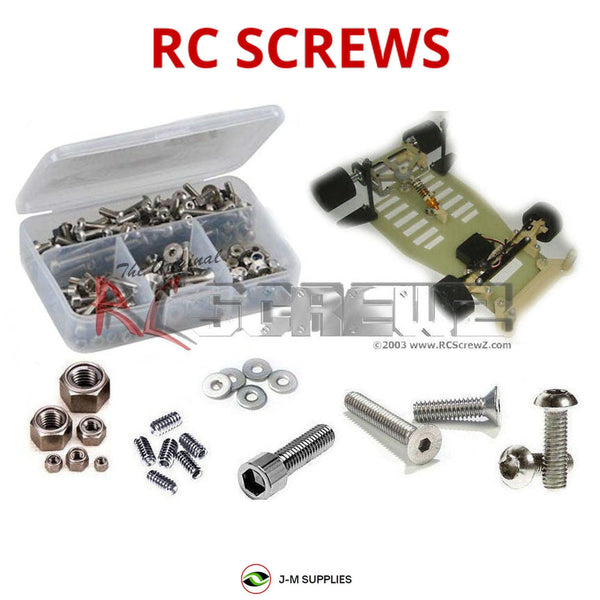 J-M SUPPLIES RC Parts Store - RCScrewZ Stainless Steel Screw Kit ass010 for Associated 10L4/Oval RC Car | UPG