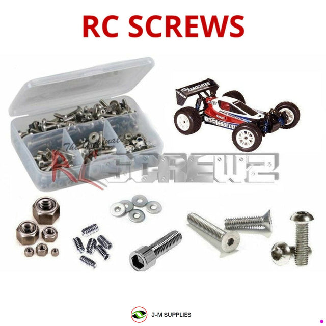 RCScrewZ Stainless Steel Screw Kit ass022 for Team Associated RC18B RTR 1/18 Electric 4WD Off-Road Mini Buggy (#20105) | SET