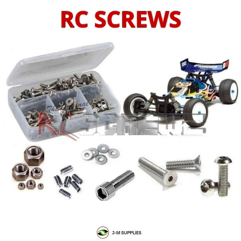 J-M SUPPLIES - RCScrewZ Stainless Steel Screw Kit ass028 for Associated B44/B44.1 RC Car | SET - 