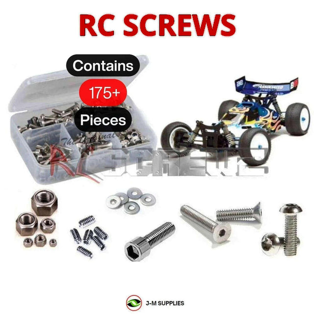 RCScrewZ Stainless Steel Screw Kit ass028 for Team Associated B44 / B44.1 Factory Team 1/10 Electric 4WD Off-Road Buggy (#9060, #9061) | SET