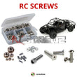 Representative image of an RCScrewZ stainless steel screw kit for Team Associated SC8.2e 1/8 Electric 4WD SCT (80933, 80934); exact kit contents vary by RC model.