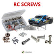 Representative image of an RCScrewZ stainless steel screw kit for Team Associated ProSC 4x4 RTR 1/10 SCT (7062); exact kit contents vary by RC model.