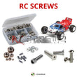 Representative image of an RCScrewZ stainless steel screw kit for Team Associated RC10T5M Team 1/10 2WD Truck (70001); exact kit contents vary by RC model.