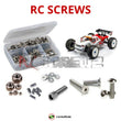 Representative image of an RCScrewZ stainless steel screw kit for Team Associated RC8T3 1/8 4WD Truggy (80917); exact kit contents vary by RC model.