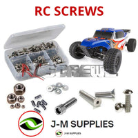Representative image of an RCScrewZ stainless steel screw kit for Team Associated Reflex DB10 1/10 2WD Desert Buggy (90040); exact kit contents vary by RC model.