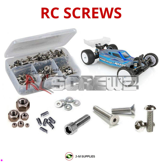 RCScrewZ Stainless Steel Screw Kit ass090 for Team Associated RC10B6.1 Team Kit 1/10 Electric 2WD Off-Road Buggy (#90020) | SET