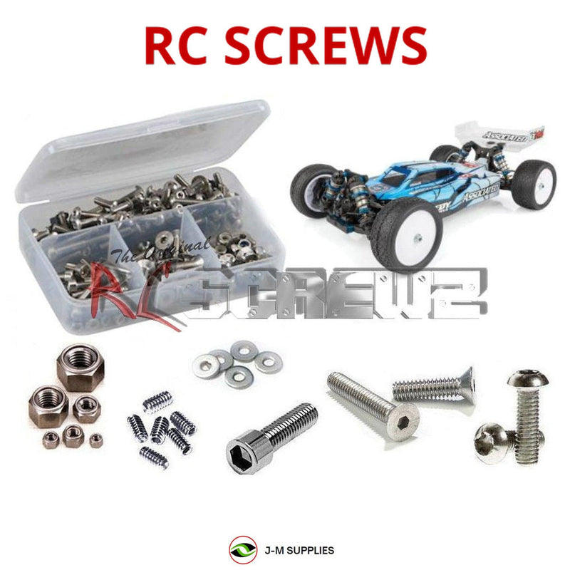 J-M SUPPLIES - RCScrewZ Stainless Steel Screw Kit ass100 for Associated RC10B74 Buggy # 90026 RC Car | RCX - 