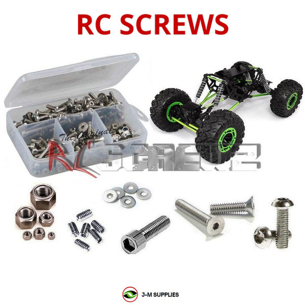 J-M SUPPLIES - RCScrewZ Stainless Steel Screw Kit axi001 for Axial Racing AX10 Scorpion #90011 RC Car | PRO - 