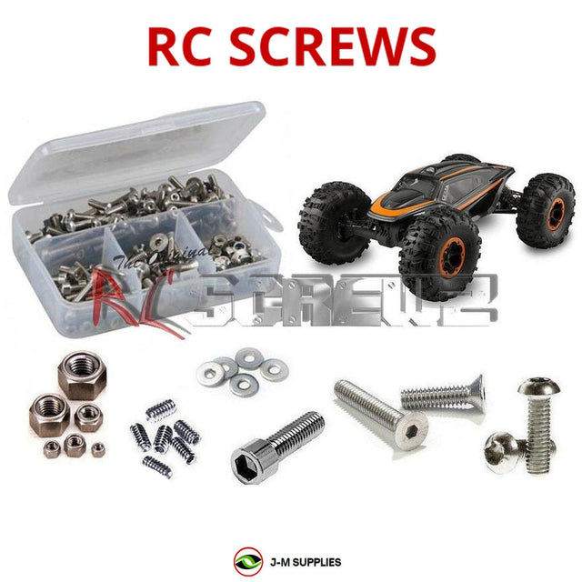 RCScrewZ Stainless Steel Screw Kit axi003 for Axial Racing XR10 Scorpion 1/10 Electric 4WD Competition Rock Crawler Kit (#90017 / AX90017 / AXI90017) | SET
