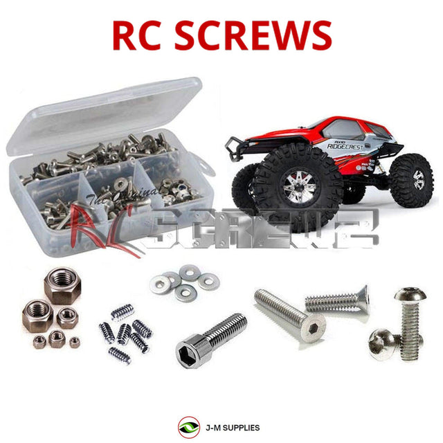RCScrewZ Stainless Steel Screw Kit axi006 for Axial Racing AX10 Ridgecrest 1/10 Electric 4WD Rock Crawler RTR (#90019 / AX90019 / AXI90019) | SET