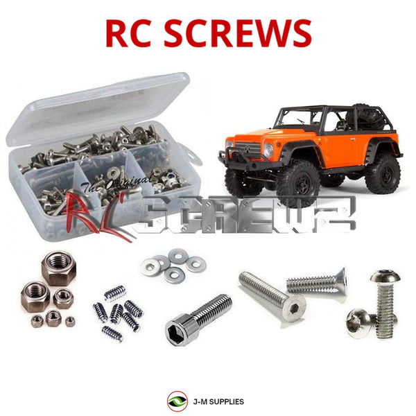 J-M SUPPLIES - RCScrewZ Stainless Steel Screw Kit axi010 for Axial Racing SCX10 Dingo #90021 RC Car | PRO - 