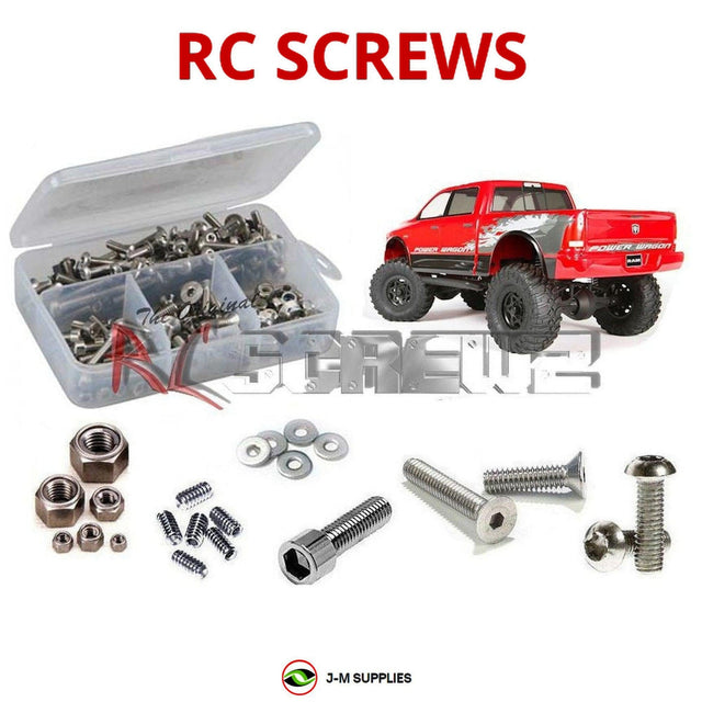 RCScrewZ Stainless Steel Screw Kit axi015 for Axial Racing SCX10 Ram Power Wagon Pickup 1/10 Electric 4WD Rock Crawler Trail Truck (#90037 / AX90037 / AXI90037) | SET