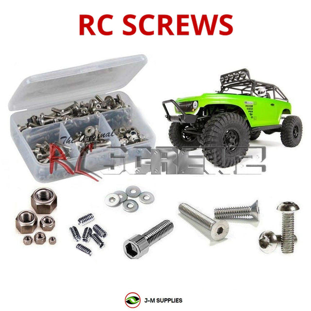 RCScrewZ Stainless Steel Screw Kit axi016 for Axial Racing SCX10 Deadbolt RTR 1/10 Electric 4WD Rock Crawler Trail Truck (#90044 / AX90044 / AXI90044) | SET