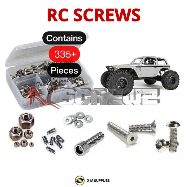 RCScrewZ Stainless Steel Screw Kit axi018 for Axial Racing Wraith Spawn RTR 1/10 Electric 4WD Brushed Rock Racer (#90045 / AX90045 / AXI90045) | SET