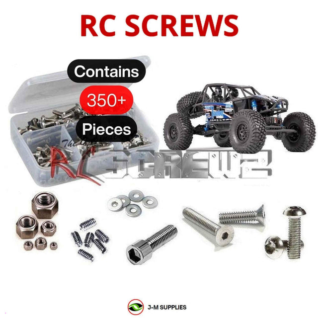 RCScrewZ Stainless Steel Screw Kit axi022 for Axial Racing RR10 Bomber RTR 1/10 Electric 4WD Rock Racer Crawler (#90048 / AX90048 / AXI90048) | SET
