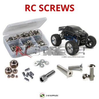 J-M SUPPLIES - RCScrewZ Stainless Steel Screw Kit cen025 for CEN Racing Colossus Brushless RC Car | SET - 