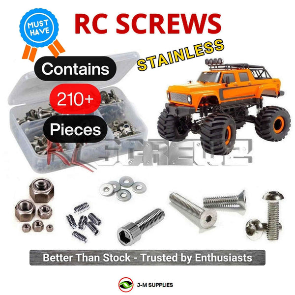 Representative image of an RCScrewZ stainless steel screw kit for CEN Racing Ford B50 #8960; exact kit contents vary by RC model.
