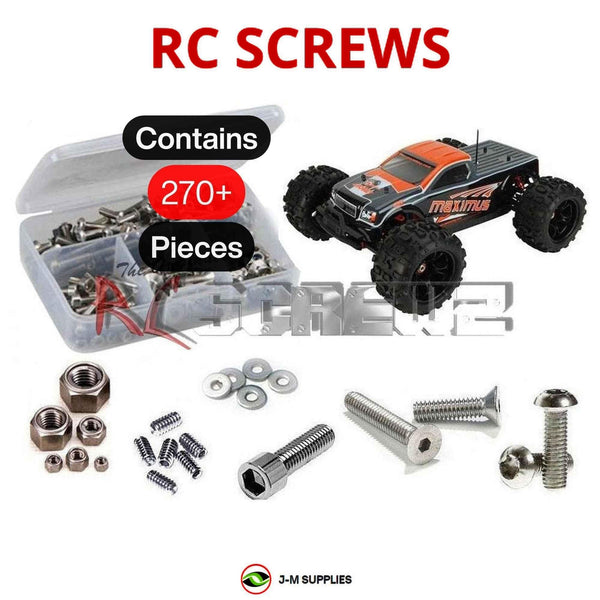 J-M SUPPLIES - RCScrewZ Stainless Steel Screw Kit dhk005 for DHK Hobby Maximus GP Nitro 1/8th Truggy | RCX - 