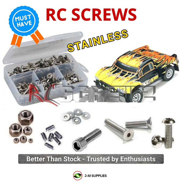 J-M SUPPLIES - RCScrewZ Stainless Steel Screw Kit drom001 for Dromida RC SC4.18 RTR RC Car | PRO - 