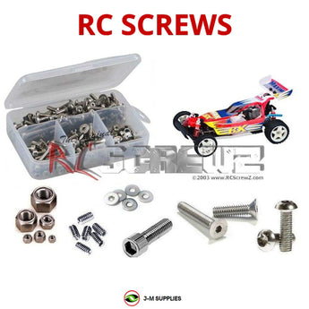 J-M SUPPLIES - RCScrewZ Stainless Steel Screw Kit dur005 for Duratrax Maximum BX RC Car | SET - 