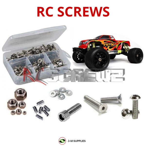 J-M SUPPLIES - RCScrewZ Stainless Steel Screw Kit dur026 for Duratrax RT-X 27 RTR/Pro Truck | SET - 