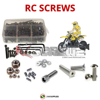 J-M SUPPLIES - RCScrewZ Stainless Steel Screw Kit dur031 for Duratrax DX450 EP Motorcycle RC Car | RCX - 