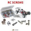 J-M SUPPLIES - RCScrewZ Stainless Steel Screw Kit dur034 for Duratrax DXR8-e RTR RC Car | RCX - 