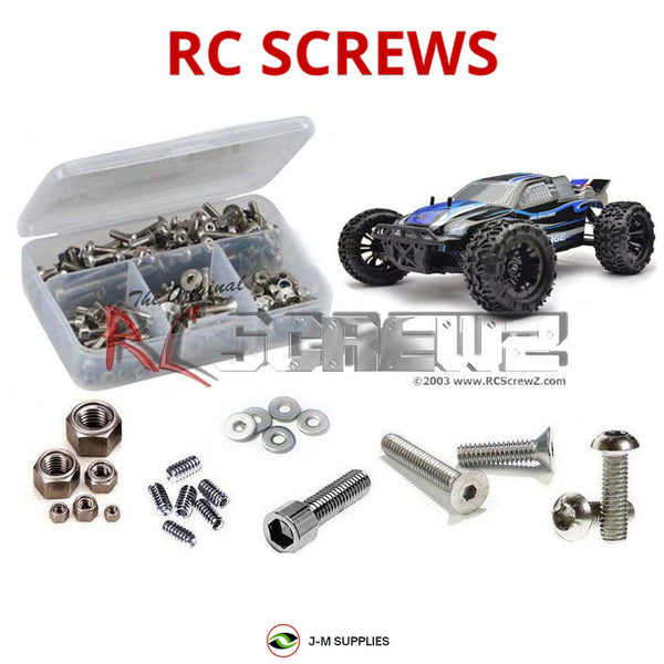 J-M SUPPLIES - RCScrewZ Stainless Steel Screw Kit ftx009 for FTX Carnage FTX5543 RC Car | SET - 